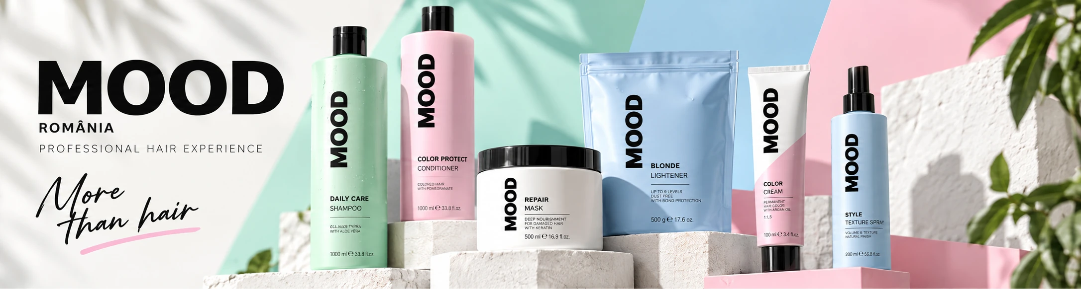 MOOD România — produse profesionale pentru păr